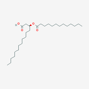 molecular formula C28H54O4 B10778596 2-Tridecanoyloxy-pentadecanoic acid 