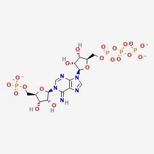 molecular formula C15H19N5O20P4-6 B10778616 1-(5-phospho-D-ribosyl)-ATP 