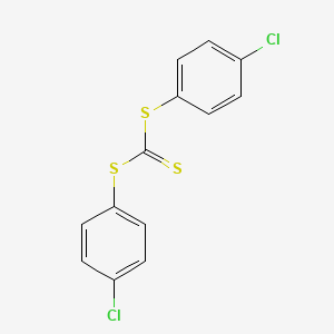 molecular formula C13H8Cl2S3 B10778772 Bis(4-chlorophenyl) carbonotrithioate CAS No. 24455-29-6