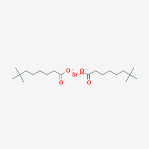 molecular formula C20H38O4Sr B010779 Strontium bis(7,7-dimethyloctanoate) CAS No. 106705-37-7