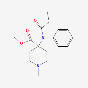 molecular formula C17H24N2O3 B10779035 N-Methylcarfentanil CAS No. 59708-50-8