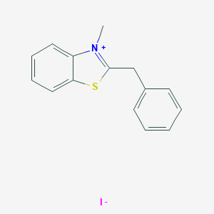 molecular formula C15H14INS B107791 2-Benzyl-3-methyl-1,3-benzothiazol-3-ium iodide CAS No. 16622-21-2