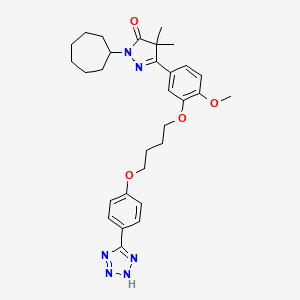 molecular formula C30H38N6O4 B10779210 Dnmt3A-IN-1 
