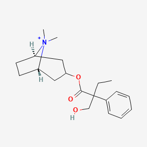 molecular formula C20H30NO3+ B10779264 Ilmetropium CAS No. 749815-37-0