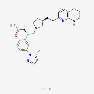 molecular formula C29H38ClN5O2 B10779379 RGD-mimetic-1 CAS No. 2365406-14-8