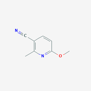 molecular formula C8H8N2O B010780 6-Methoxy-2-methylpyridine-3-carbonitrile CAS No. 105277-11-0