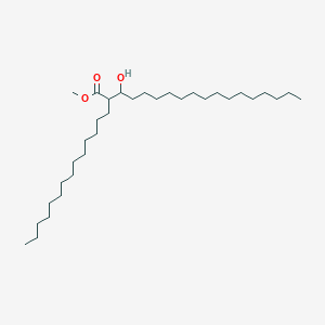 molecular formula C33H66O3 B107800 Methyl 3-hydroxy-2-tetradecyloctadecanoate CAS No. 17369-87-8