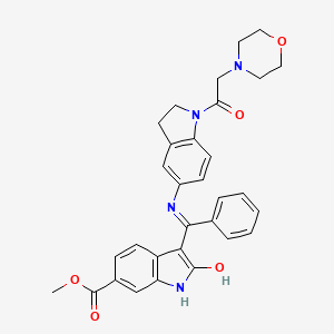 molecular formula C31H30N4O5 B10780405 KBP-7018 