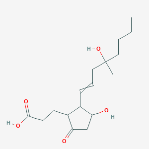 molecular formula C17H28O5 B10780412 tetranor-Misoprostol CAS No. 111984-05-5