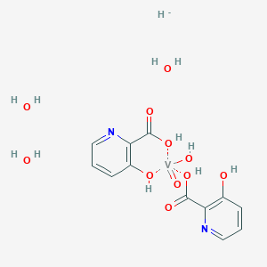 molecular formula C12H18N2O11V- B10780595 VO-Ohpic trihydrate 