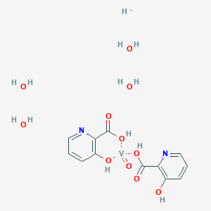 molecular formula C12H19N2O11V- B10780661 VO-Ohpic trihydrate 