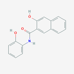 molecular formula C17H13NO3 B107808 2-Naphthalenecarboxamide, 3-hydroxy-N-(2-hydroxyphenyl)- CAS No. 16215-75-1
