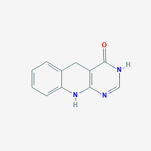 molecular formula C11H9N3O B10781396 5,10-Dihydro-3H-pyrimido[4,5-b]quinolin-4-one 