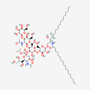 molecular formula C76H137N3O31 B10781473 Mipragoside 