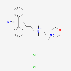 molecular formula C27H39Cl2N3O B10781648 Pentacynium chloride CAS No. 77-12-3