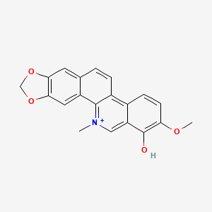 molecular formula C20H16NO4+ B10781722 Fagaridine CAS No. 149998-48-1