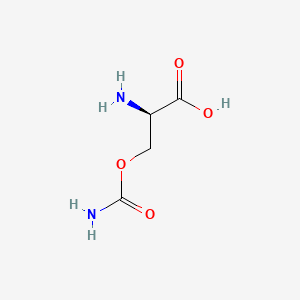 molecular formula C4H8N2O4 B10781737 O-Carbamyl-D-serine CAS No. 3819-76-9