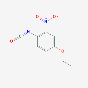molecular formula C9H8N2O4 B010782 4-Ethoxy-2-nitrophenyl isocyanate CAS No. 108128-49-0