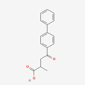 molecular formula C17H16O3 B10782203 Metbufen CAS No. 67959-67-5