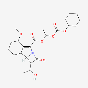 molecular formula C23H33NO8 B10782256 Sanfetrinem cilexitel 