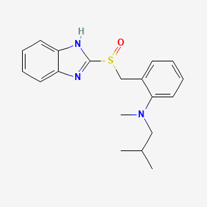 molecular formula C19H23N3OS B10782288 Leminoprazole CAS No. 177541-01-4