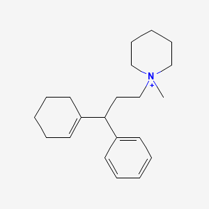 molecular formula C21H32N+ B10782318 Fenclexonium CAS No. 27112-40-9