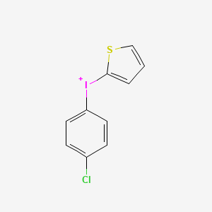 molecular formula C10H7ClIS+ B10782380 Tiodonium CAS No. 48136-28-3