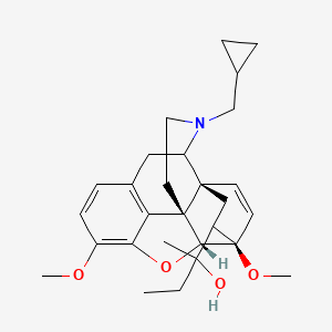 molecular formula C28H37NO4 B10782530 Homprenorphine 