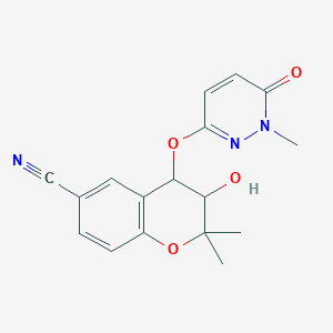 molecular formula C17H17N3O4 B10782537 Symakalim 
