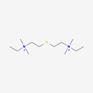 molecular formula C12H30N2S+2 B10782685 Tiametonium CAS No. 742645-79-0