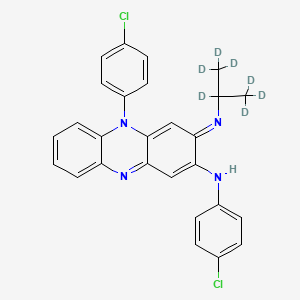 molecular formula C27H22Cl2N4 B10782714 Clofazimine-d7 
