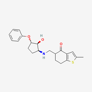 molecular formula C21H25NO3S B10782773 Tipentosin CAS No. 97233-26-6