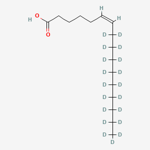 molecular formula C16H30O2 B10782853 Sapienic acid-d19 