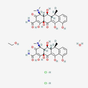 molecular formula C46H58Cl2N4O18 B10782871 Doxycycline-d3 (hyclate) 