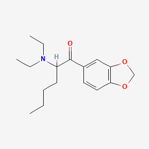 molecular formula C17H25NO3 B10782940 N,N-diethyl Hexylone (hydrochloride) CAS No. 802286-84-6