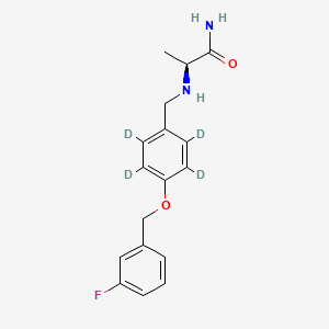 molecular formula C17H19FN2O2 B10782948 Safinamide-d4-1 