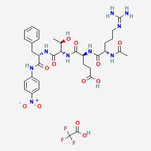 molecular formula C34H44F3N9O12 B10782956 Retf-4NA (tfa) 