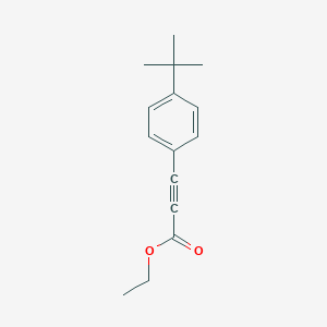molecular formula C15H18O2 B010783 Ethyl 3-(4-tert-Butylphenyl)propiolate CAS No. 109034-26-6