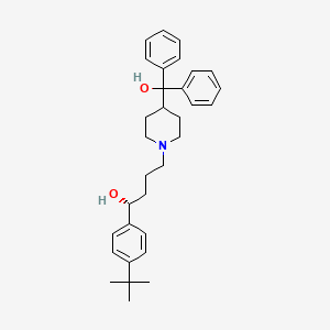 molecular formula C32H41NO2 B10783071 (R)-(+)-Terfenadine CAS No. 126830-75-9