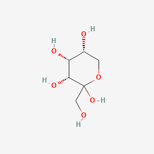 molecular formula C6H12O6 B10783083 D-Psicose CAS No. 23140-52-5