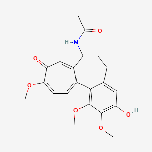 molecular formula C21H23NO6 B10783100 N-(3-hydroxy-1,2,10-trimethoxy-9-oxo-6,7-dihydro-5H-benzo[a]heptalen-7-yl)acetamide 