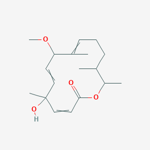 molecular formula C18H28O4 B10783156 Albocyclin 