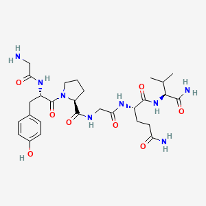 molecular formula C28H42N8O8 B10783176 PAR-4 (1-6) amide (human) 