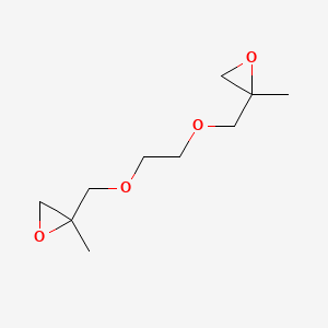 molecular formula C10H18O4 B10783230 Ethylene glycol bis(2,3-epoxy-2-methylpropyl) ether CAS No. 3775-85-7