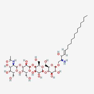 molecular formula C44H80N2O22 B10783359 Lyso-globotetraosylceramide (d18:1) 