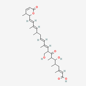 molecular formula C32H46O7 B10783381 Kazusamycin B 