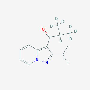 molecular formula C14H18N2O B10783412 Ibudilast-d7 