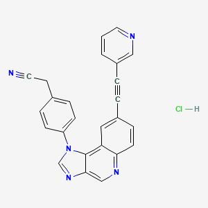 molecular formula C25H16ClN5 B10783652 PDK1 inhibitor 2610 