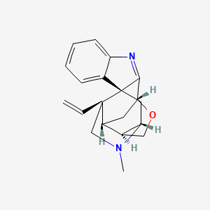 molecular formula C20H22N2O B10783658 (1R,10R,12S,15S,16R,17S)-15-ethenyl-13-methyl-19-oxa-3,13-diazahexacyclo[14.3.1.02,10.04,9.010,15.012,17]icosa-2,4,6,8-tetraene 