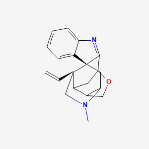 molecular formula C20H22N2O B10783841 (10R,15S)-15-ethenyl-13-methyl-19-oxa-3,13-diazahexacyclo[14.3.1.02,10.04,9.010,15.012,17]icosa-2,4,6,8-tetraene 